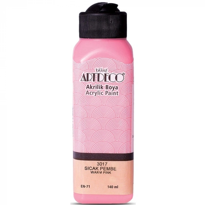 Artdeco Akrilik Boya 140 Ml Sıcak Pembe 070r-3017