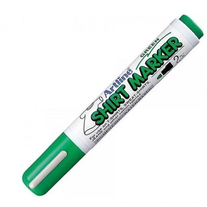 Artline Shirt Marker 2.0 mm Yeşil Tişört ve Kumaş Boyama Kalemi