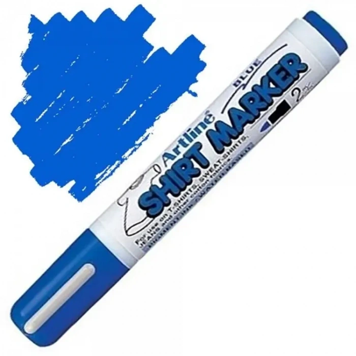 Artline Shirt Marker 2.0 mm Mavi Tişört ve Kumaş Boyama Kalemi