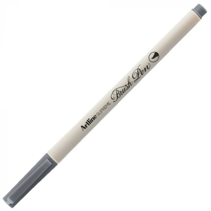 Artline Supreme Brush Uçlu Kalem Gri Epfs-f