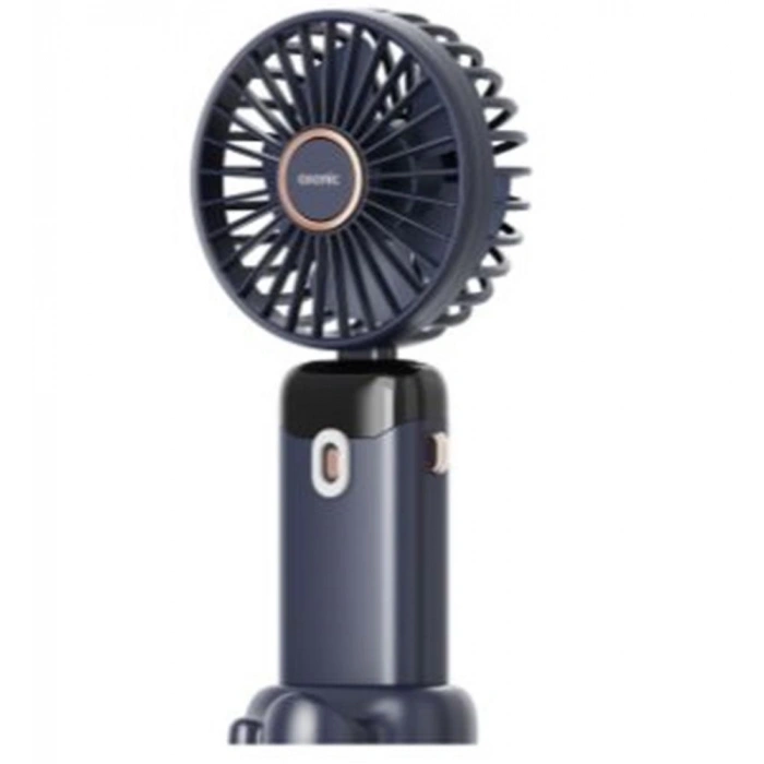 Asonic Afn28 Lacivert 500mah 3 Kademe Dijital Göstergeli Katlanabilir Mini Usb Fan