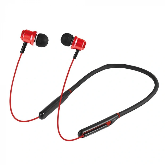 Asonic As-xbk65 Kırmızı Boyun Askılı Mıknatıslı Bluetooth+tf Kart Spor Kulak İçi Kulaklık