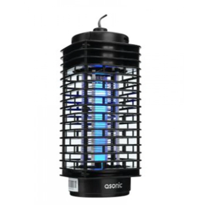 Asonic S23 Pro Kokusuz Taşınabilir Led Mavi Işıklı Sinek Öldürücü Siyah 3w Açılabilen Alt Kapak