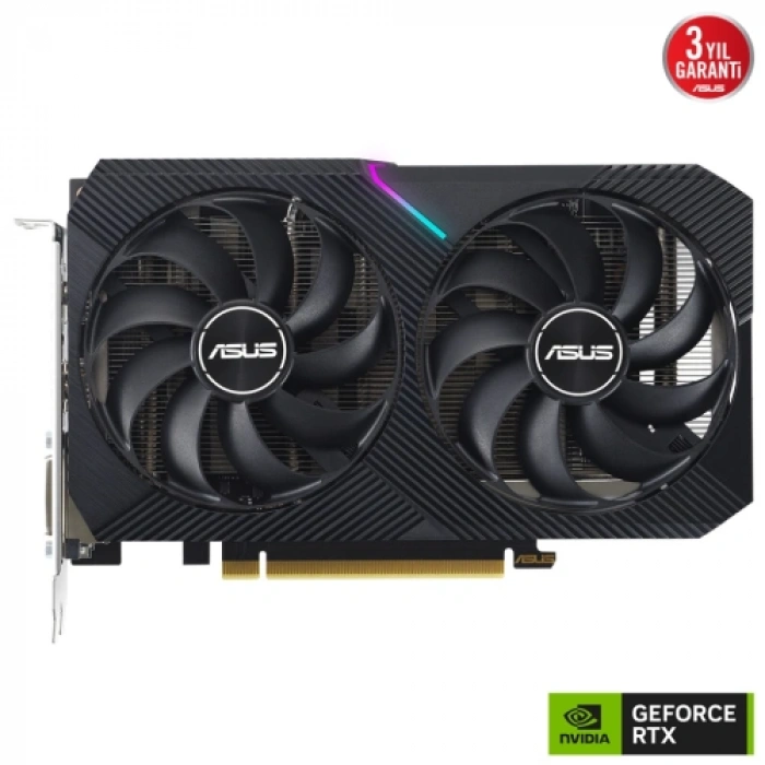 Asus Dual-rtx3050-o8g-v2, 8gb, Gddr6, 128bit, 1xhdmı, 1xdp, 1xdvı, Gamıng Ekran Kartı
