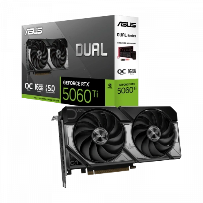 Asus Dual-rtx5060tı-o16g, 16gb, 128bit, Gddr7, 1xhdmı, 3xdp Gamıng Ekran Kartı