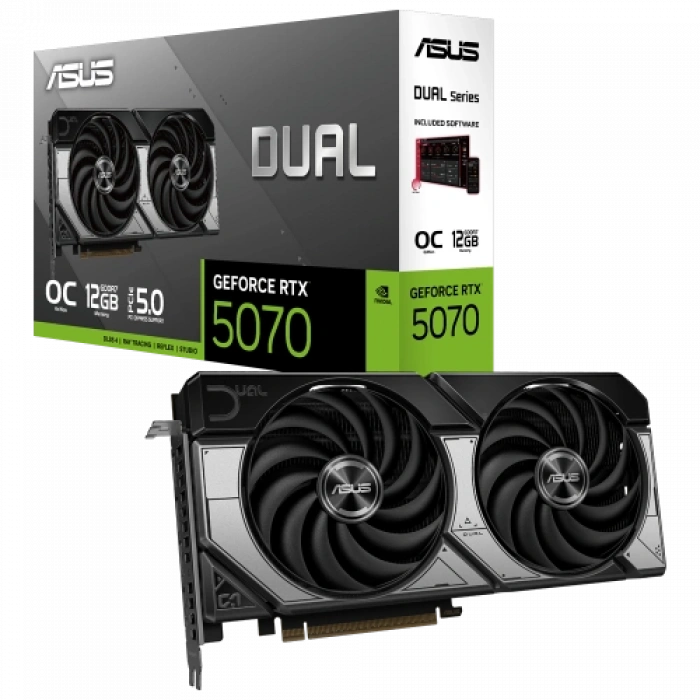 Asus Dual Rtx5070-o12g, 12gb, 192bit, Gddr7, 1xhdmı, 3xdp Gamıng Ekran Kartı
