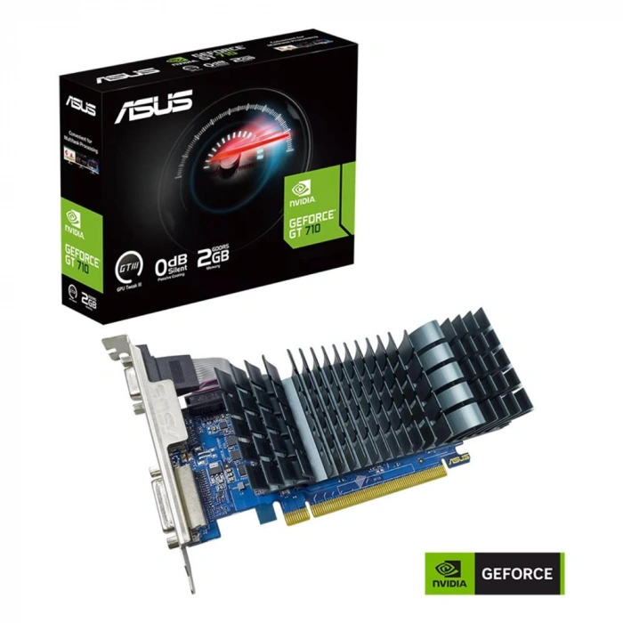 Asus Geforce 2gb Gt710-sl-2gd5-brk-evo 64 Bit 954mhz Dvı,hdmı Low Profil Ekran Kartı