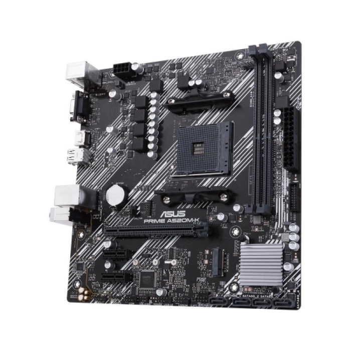 ASUS PRIME A520M-K, 2xDDR4, 1x M.2, D-SUB, HDMI, AM4 Soket Anakart