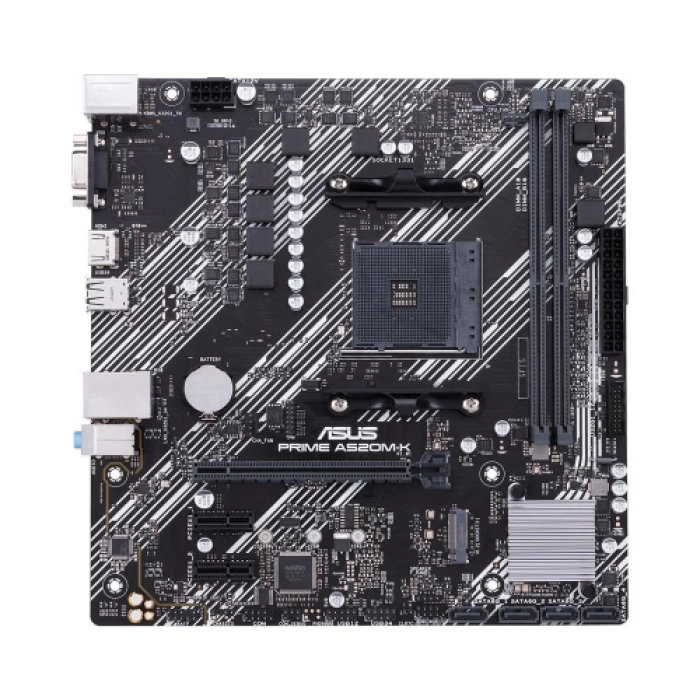 ASUS PRIME A520M-K, 2xDDR4, 1x M.2, D-SUB, HDMI, AM4 Soket Anakart