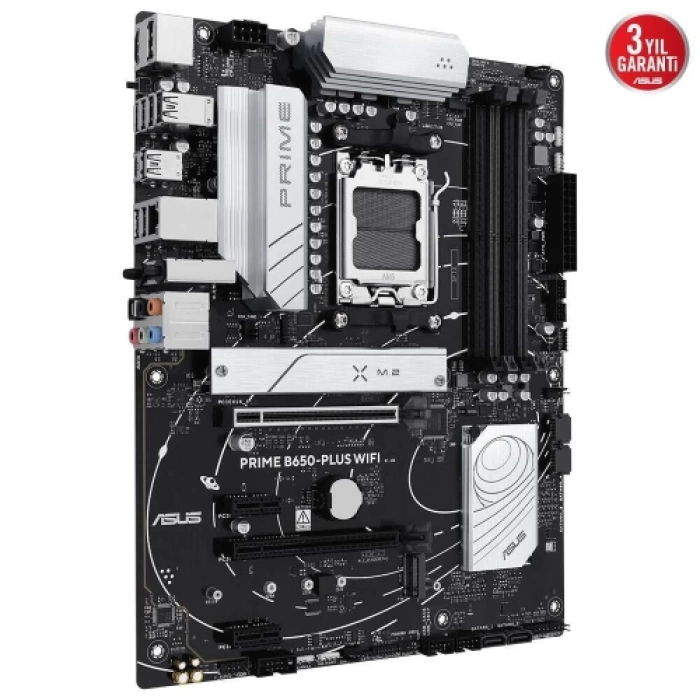 ASUS PRIME B650-PLUS WIFI, 4xDDR5, 2xM.2,  HDMI, DP, Type-C, AM5 Soket GAMING Anakart