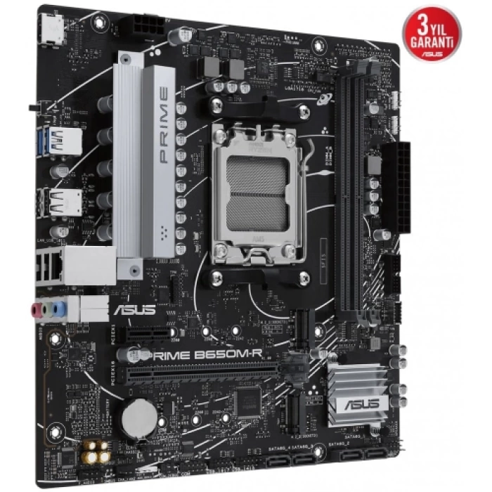 ASUS PRIME B650M-R, 2xDDR5, 2x M.2, HDMI, AM5 Soket Anakart