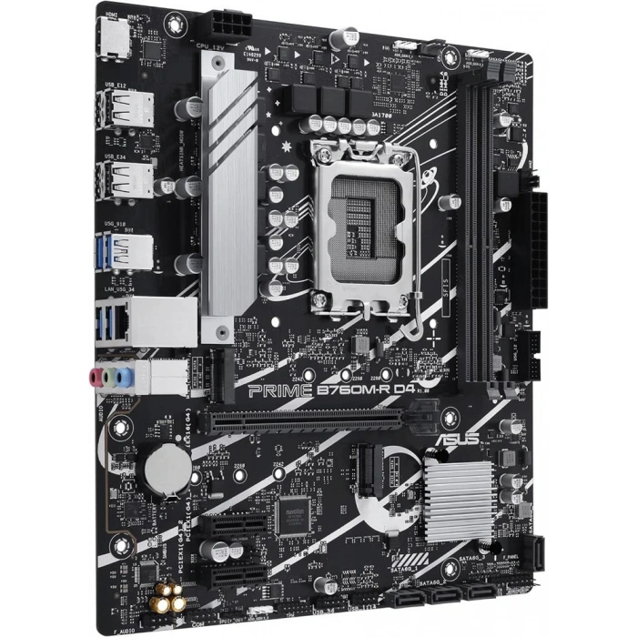 Asus Prıme B760m-r D4 Intel B760 Lga1700 Ddr4 5333 Hdmı 2x M2 Aura Rgb 2.5gbit Lan Matx Anakart
