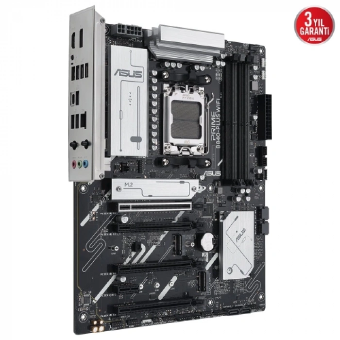 ASUS PRIME B840-PLUS WIFI, 4xDDR5, 3x M.2, HDMI, DP, Type-C, WI-FI 6E, Bluetooth 5.3, AM5 Soket GAMING Anakart