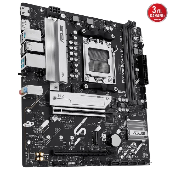 ASUS PRIME B850M-K, 2xDDR5, 2x M.2, DP, HDMI, AM5 Soket Anakart