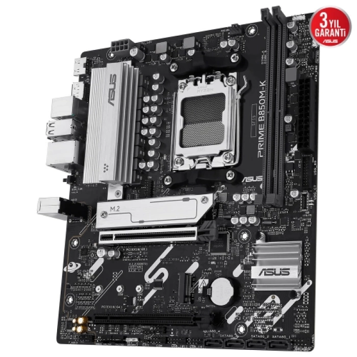 ASUS PRIME B850M-K, 2xDDR5, 2x M.2, DP, HDMI, AM5 Soket Anakart