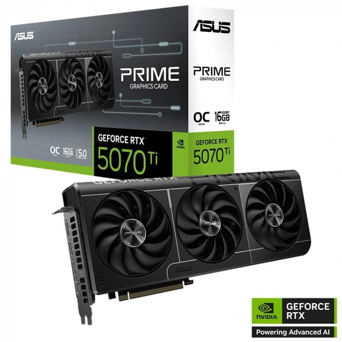 Asus Prime Geforce Rtx5070ti Oc 16gb Gddr7 256 Bit Dlss 4 Prıme-rtx5070tı-o16g Ekran Kartı