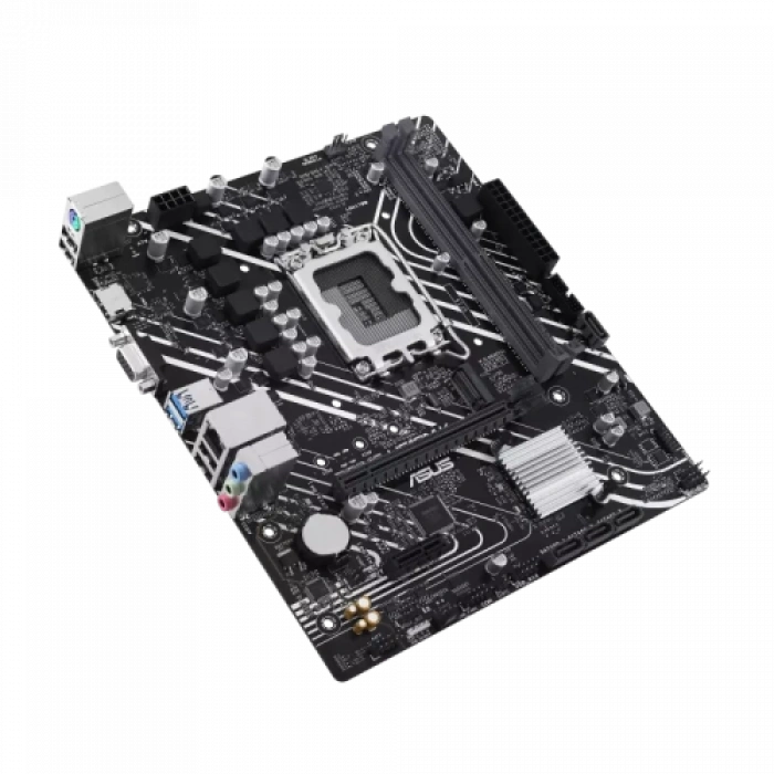 ASUS PRIME H610M-K, 2xDDR5, M.2, D-SUB, HDMI, 12-13.14.Nesil, LGA1700 Soket, Anakart