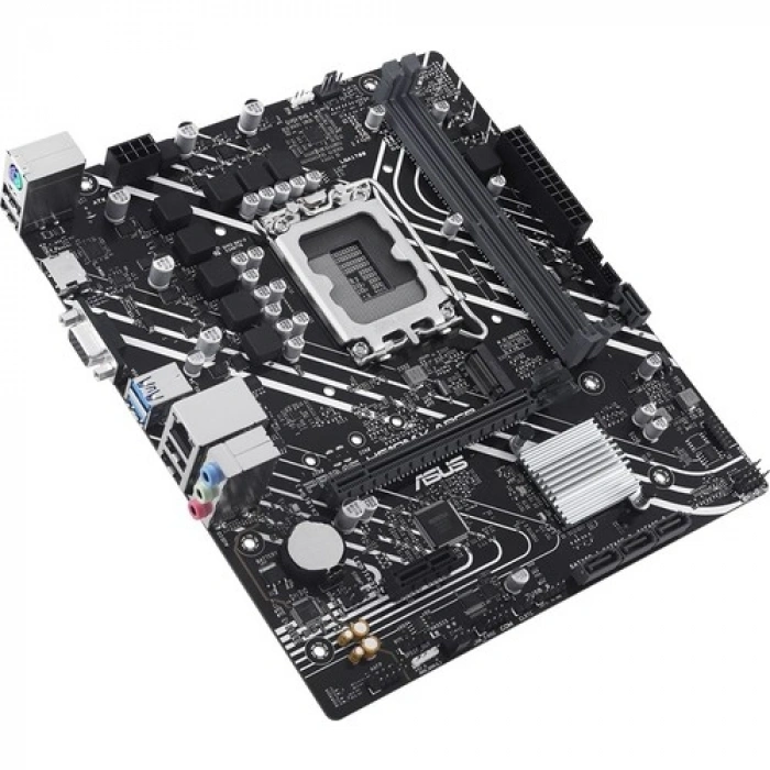 Asus Prıme H610m-k Argb, 2xddr5, M.2,d-sub, Hdmı,12-13.14.nesil, Lga1700 Soket, Anakart