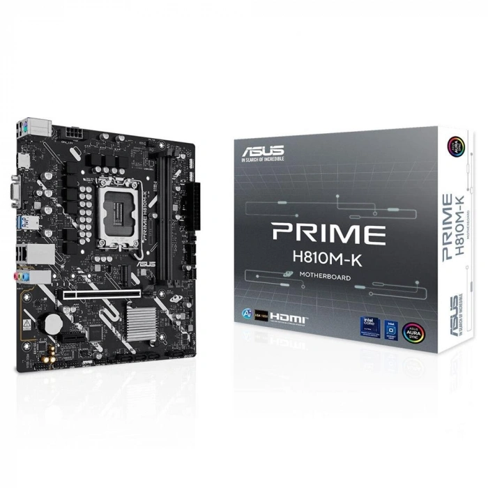 Asus Prime H810m-k 6400mhz Ddr5 Soket Lga1851 M.2 Hdmı Vga Matx Anakart