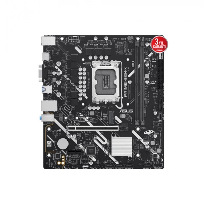 Asus Prime H810m-k 6400mhz Ddr5 Soket Lga1851 M.2 Hdmı Vga Matx Anakart