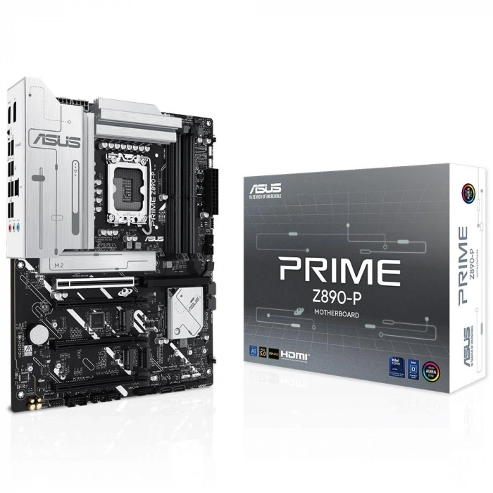 Asus Prime Z890-p 8400mhz Oc Ddr5 Soket 1851 M.2 Hdmı Dp Atx Anakart