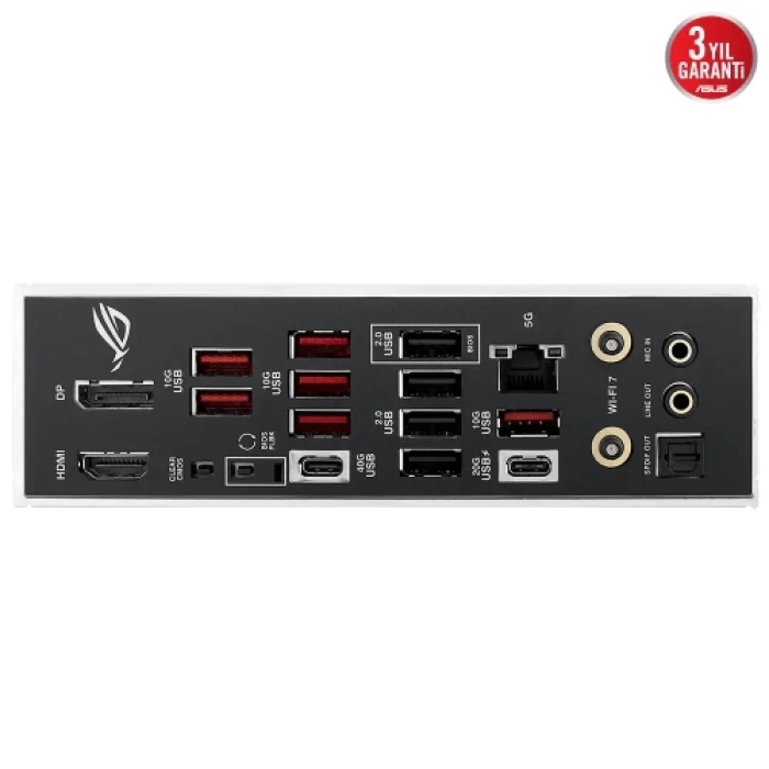 ASUS ROG STRIX B850-E GAMING WIFI, 4xDDR5, 5x M2, HDMI, DP, 2xType-C, Wi-Fi 7, Bluetooth v5.4, AM5 Soket GAMING Anakart