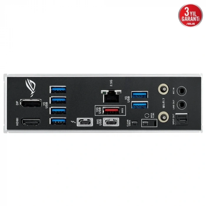 Asus Rog Strıx B860-f Gamıng Wıfı, 4xddr5, 4xm.2, Hdmı, Dp, Type-c, Wi-fi 7, Bluetooth V5.4, Intel Core Ultra Cpu(seri 2), Lga1851 Soket, Gaming Anakart