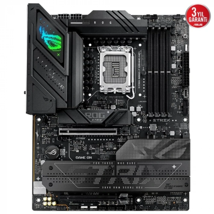 Asus Rog Strıx B860-f Gamıng Wıfı, 4xddr5, 4xm.2, Hdmı, Dp, Type-c, Wi-fi 7, Bluetooth V5.4, Intel Core Ultra Cpu(seri 2), Lga1851 Soket, Gaming Anakart