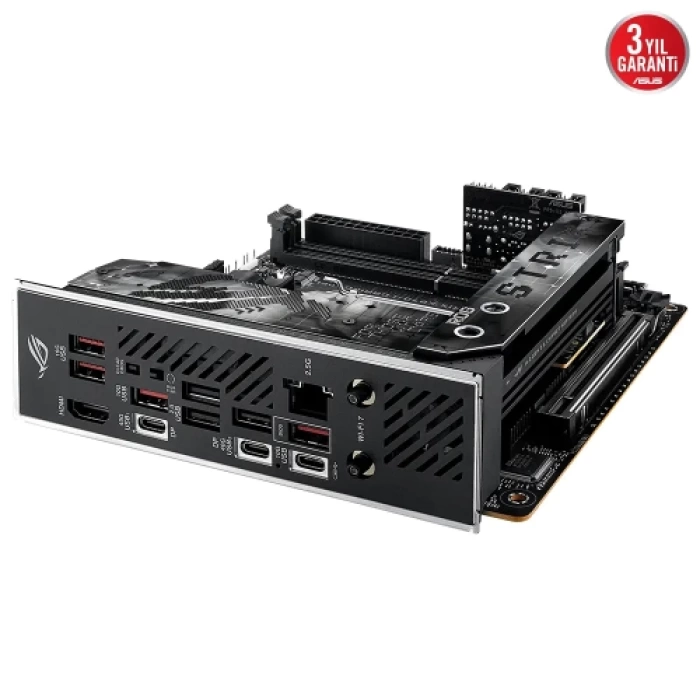 ASUS ROG STRIX X870-I GAMING WIFI, 2xDDR5, 2xM.2, HDMI, DP, Type-C, Wi-Fi 7, Bluetooth v5.4, Mini ITX, AM5 Soket GAMING Anakart
