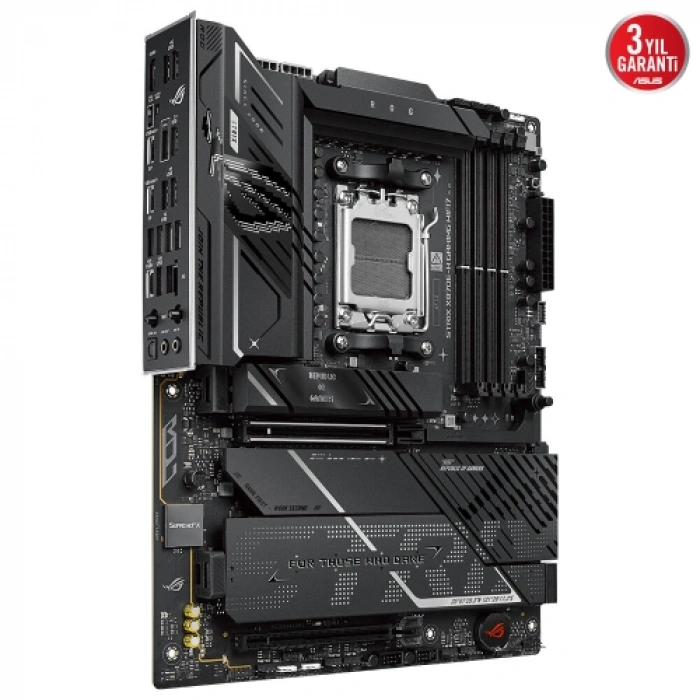 Asus Rog Strıx X870e-h Gamıng Wıfı7, 4xddr5, 4xm.2, Dp, Hdmı, Type-c, Pcıe 5.0, Wi-fi 7, Bluetooth V5.4, Am5 Soket Gamıng Anakart