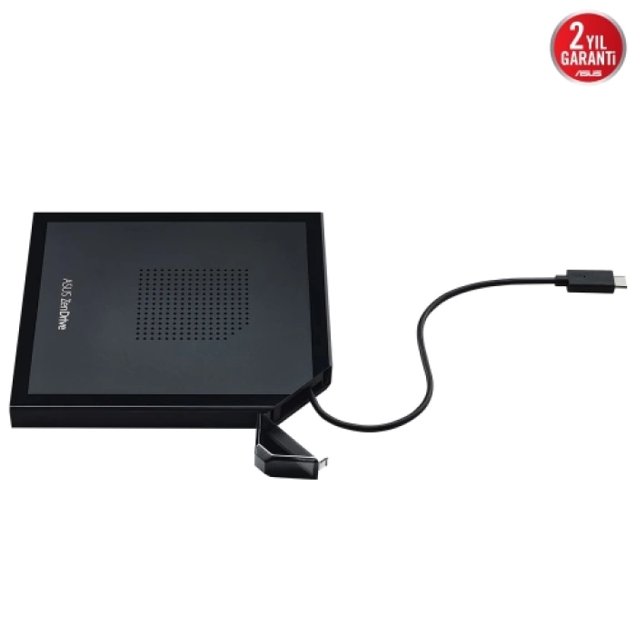 ASUS SDRW-08V1M-U ZenDrive, Usb Type-C External, Siyah, Slim, Optik Okuyucu/Yazıcı
