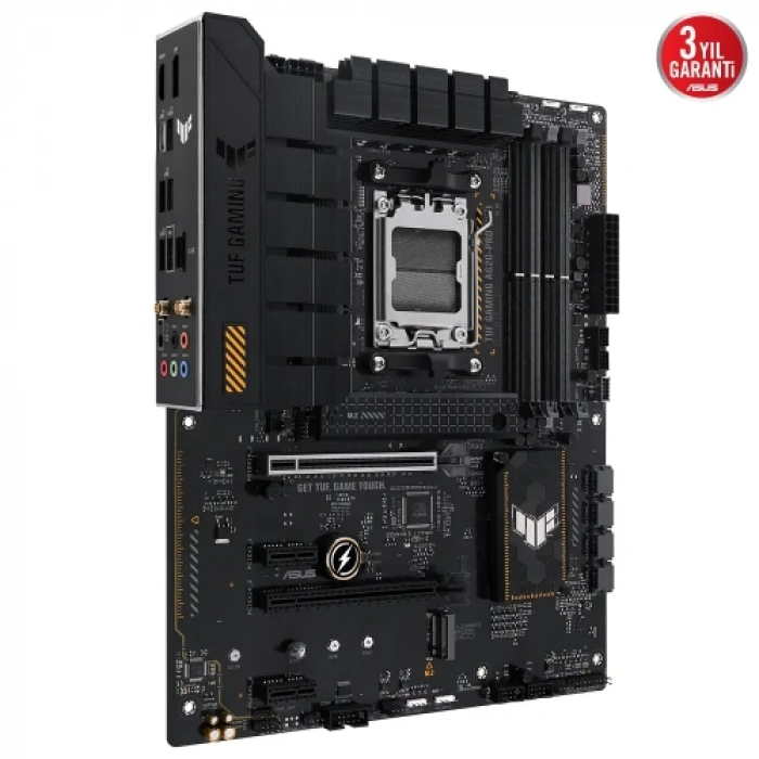 ASUS TUF GAMING A620-PRO WIFI, 4xDDR5, 2x M.2, HDMI, DP, Type-C, AM5 Soket GAMING Anakart