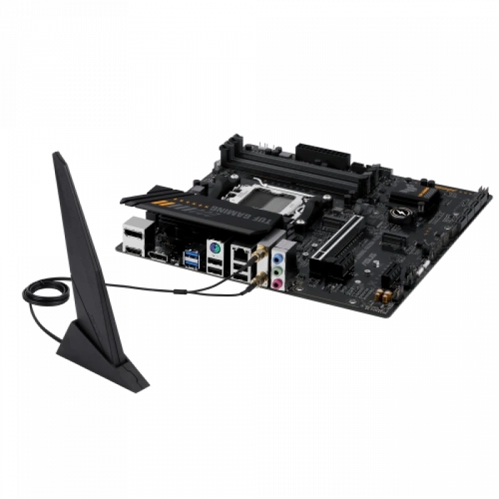ASUS TUF GAMING A620M-PLUS WIFI, 4xDDR5, 2x M.2, HDMI, 2xDP, Wi-Fi 6, Bluetooth v5.3, AM5 Soket GAMING Anakart