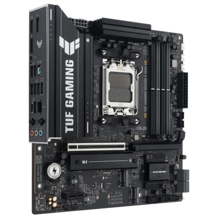 ASUS TUF GAMING B850M-E WIFI, 4xDDR5, 3x M.2, HDMI, DP, Type-C, Wi-Fi 6E, Bluetooth v5.3, AM5 Soket GAMING Anakart