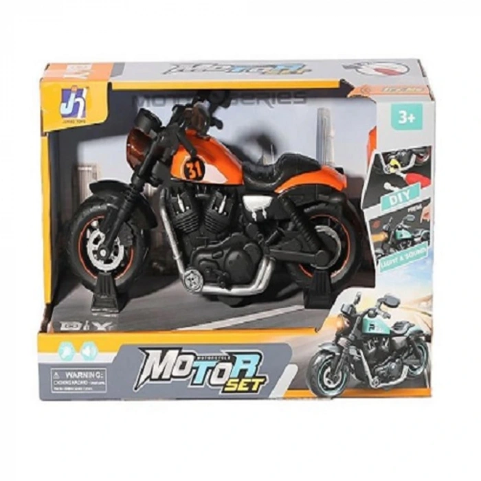 Asya Oyuncak Sesli-ışıklı Sürtmeli Motosiklet C5809-8080a-10