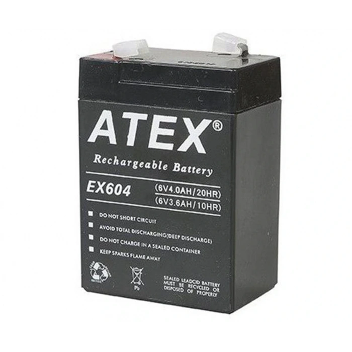 Atex Lt-44 4v 4.4ah Fener Aküsü