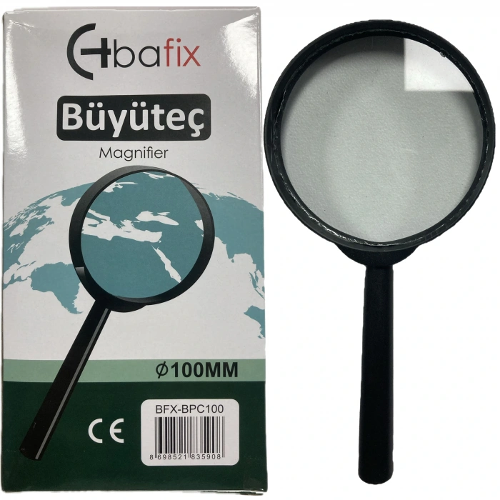 Bafix Büyüteç Plastik Çerçeveli 100 Mm Bfx-bpc100