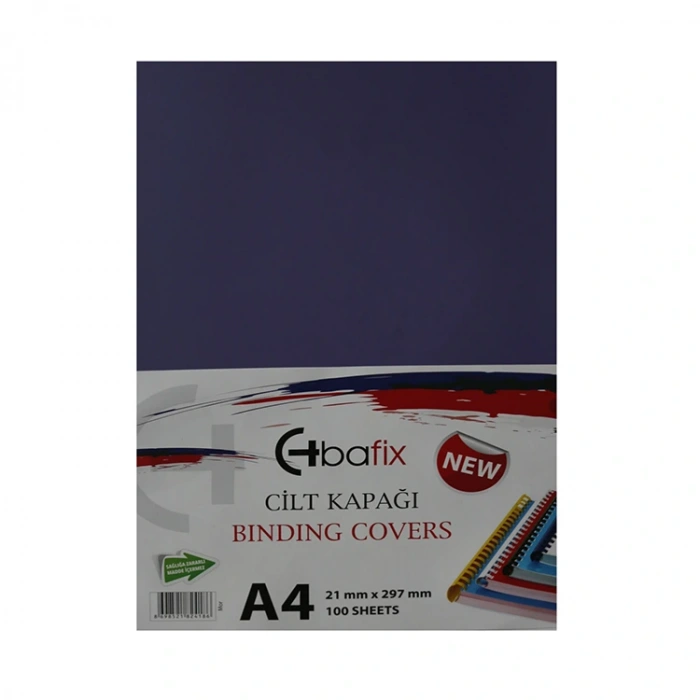 Bafix Cilt Kapağı Plastik Opak A4 160 Mıc Mor