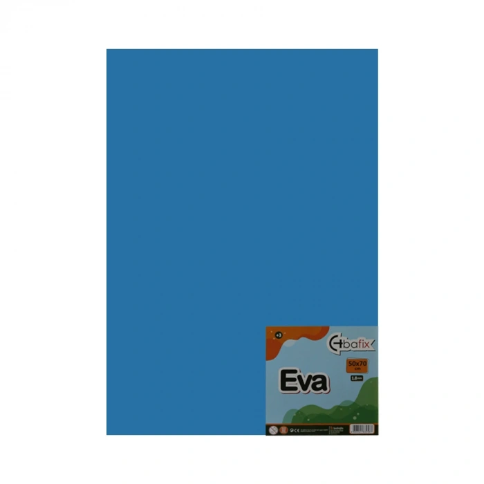 Bafix Eva Düz Renk 50x70 Mavi