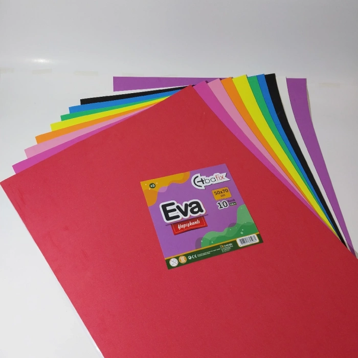 Bafix Eva Yapışkanlı 50x70 10 Renk Karışık