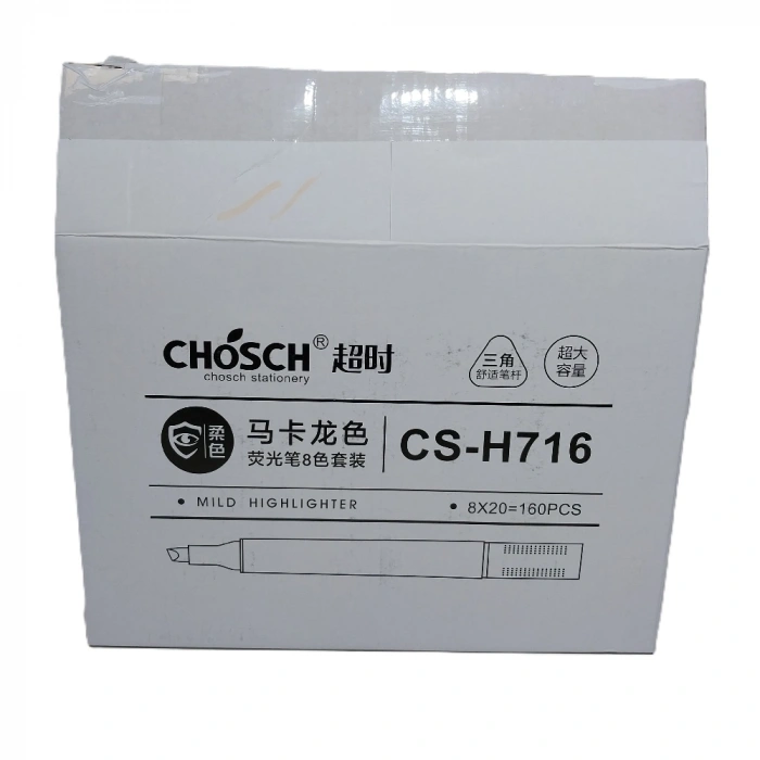 Bafix Fosforlu Kalem Kalem Tipi Chosch 8 Renk 8 Li Blister Cs-h716