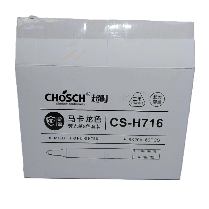 Bafix Fosforlu Kalem Kalem Tipi Chosch 8 Renk Blister CS-H716
