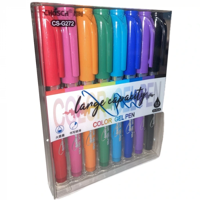 Bafix Jel Kalem Chosch 0.5 Mm 8 Renk 8 Li Cs-g272