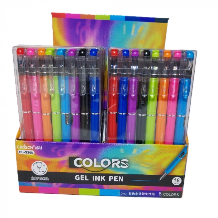 Bafix Jel Kalem Chosch 8 Renk 8 Li Cs-g268