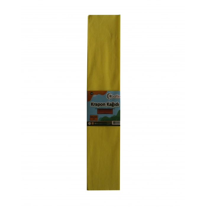 Bafix Krapon Kağıdı 10 LU 50x200 CM Sarı