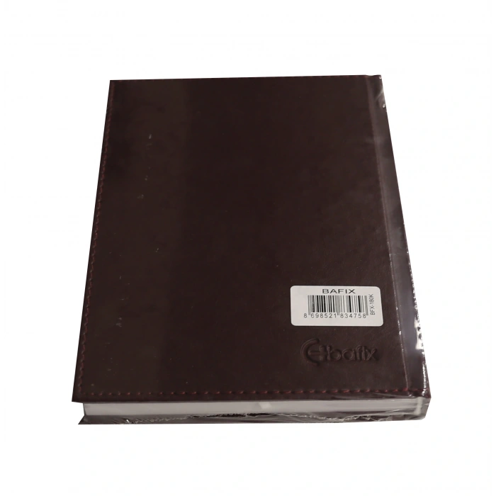 Bafix Modelist Defter Kareli Suni Deri 168 Yp 14x20