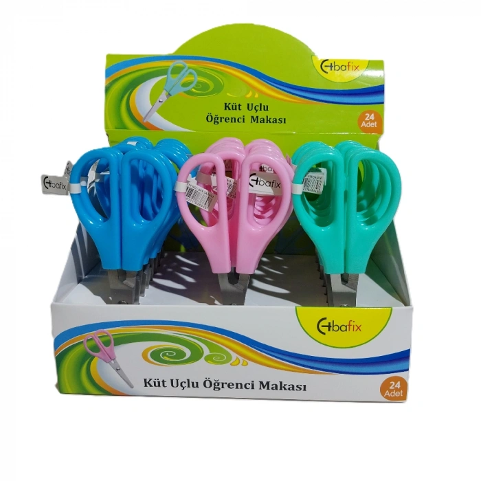 Bafix Okul Makası Küt Uçlu 13,5 Cm Bfx-sa3450