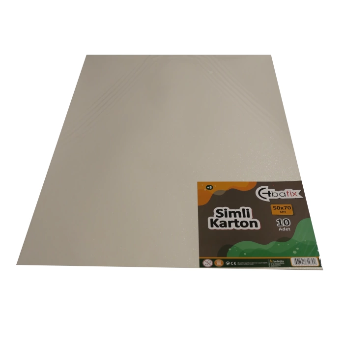 Bafix Simli Karton 50x70 Beyaz