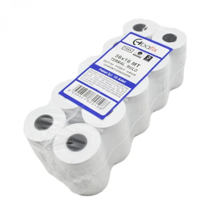 Yazar Kasa Rulosu Termal 10 lu 56x16 Mt