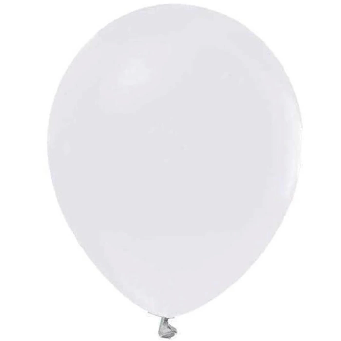 Balonevi Balon 12 Baskı Balonu Beyaz 100 Lü